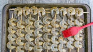 Grilled Garlic Cajun Shrimp Skewers